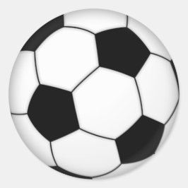 Fußball-Sticker (Text hinzufügen, wenn Sie Gewollt Runder Aufkleber
