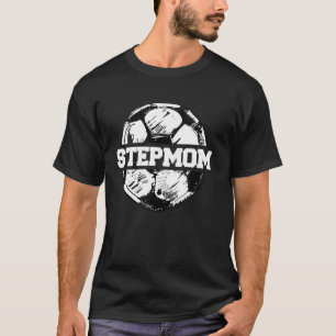 Fußball Stiefmutter Fußball Ball Riss Lustige Fußb T-Shirt