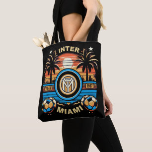 Fußball Stimmung auf Achse: Inter Miami FC Black W Tasche