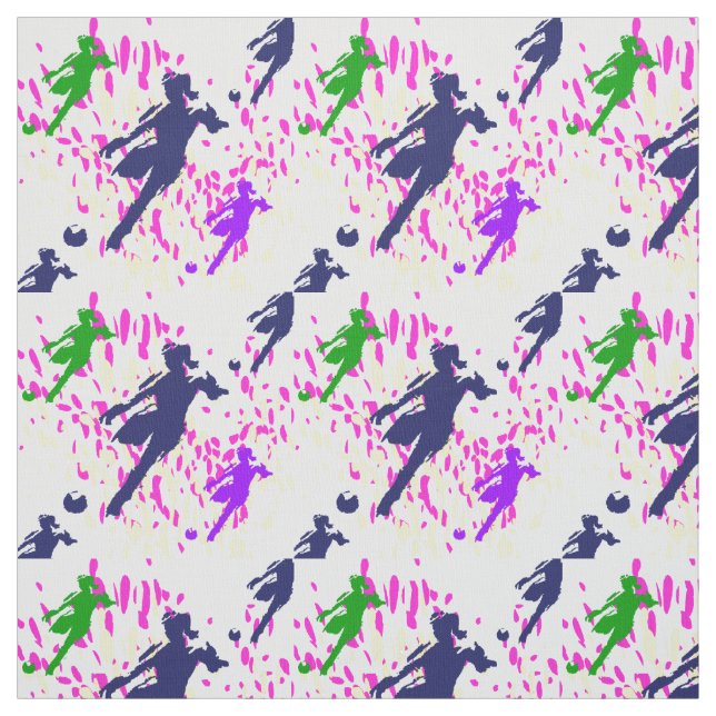 Fußball Stoff (Muster)