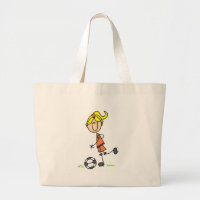 Fußball-Strichmännchen-Tasche