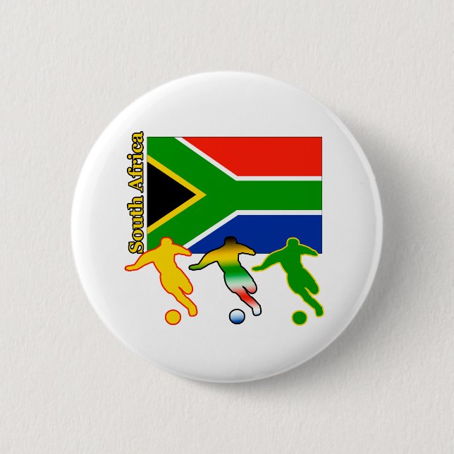 Fußball Südafrika Button (Vorderseite)
