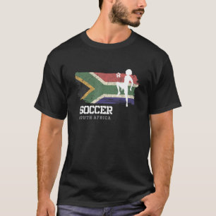 Fußball Südafrika Flag Football Frauenfußball Dame T-Shirt