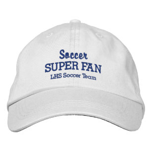 Fußball Super Fan Custom High School Sports Team Bestickte Baseballkappe