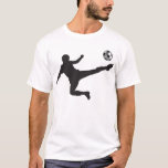 Fußball T-Shirt<br><div class="desc">Erstellt von Magicalview für Zazzle. Fügen Sie diesem Design Ihr eigenes Logo,  einen Slogan oder einen Teamnamen hinzu.</div>