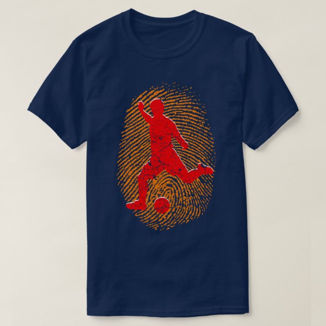 Fußball T-Shirt (Design vorne)