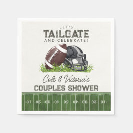 Fußball-Tailgate & Celebrate Touchdown-Paare Serviette