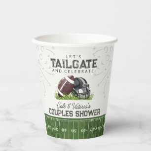 Fußball-Tailgate- & Feier-Paar- Dusche Pappbecher