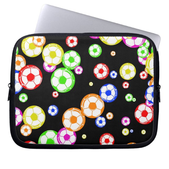 Fußball-Tapete Laptopschutzhülle (Vorderseite)