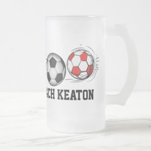 Fußball-Tasse durch den SRF Mattglas Bierglas