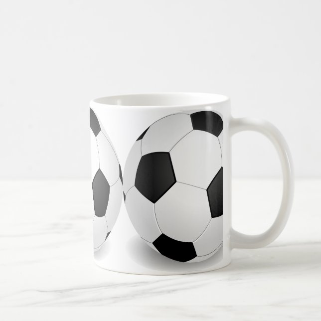 Fußball-Tasse Kaffeetasse (Rechts)
