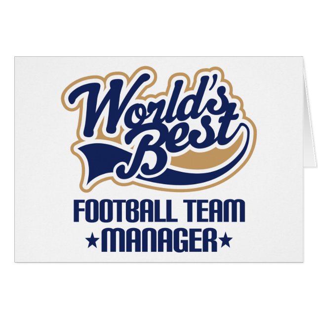 Fußball-Team-Manager-Geschenk (Vorderseite (Horizontal))