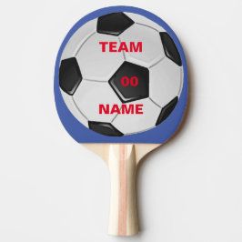 Fußball-Team Ping Pong Paddle Tischtennis Schläger