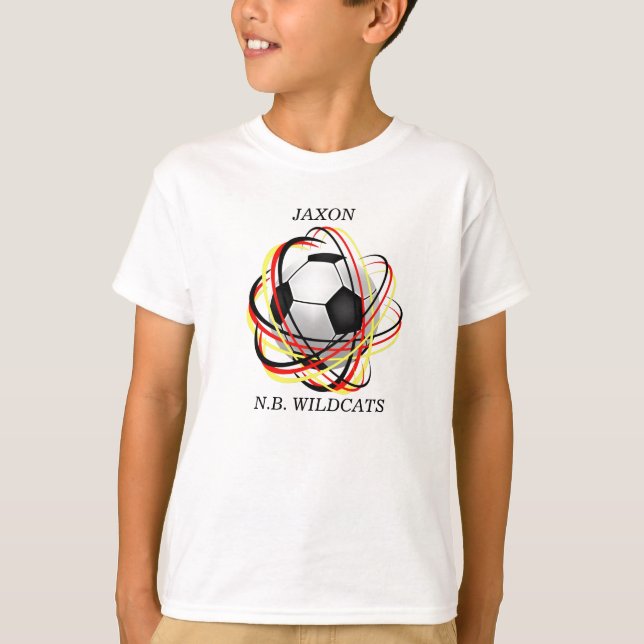 Fußball-Team-T - Shirt (Vorderseite)