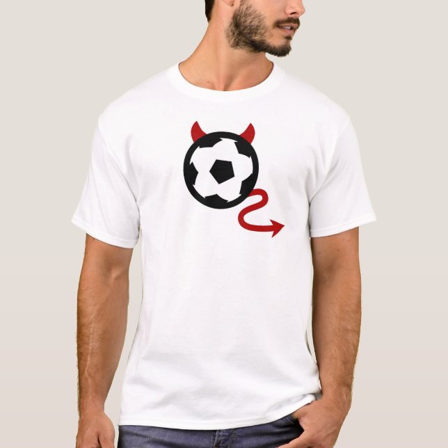 Fußball-Teufel T-Shirt (Vorderseite)