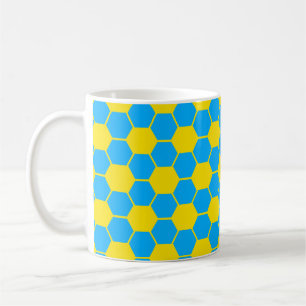 Fußball-Texturmuster Kaffeetasse