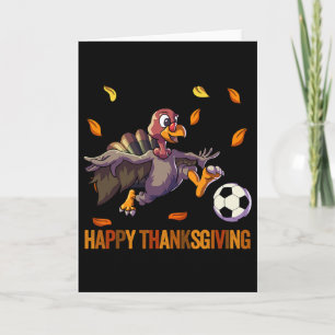 Fußball Thanksgiving Shirt Jungen Kinder Männer Fu Karte