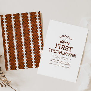 Fußball Thema Geburtstagsparty Einladung