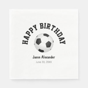 Fußball Thema Geburtstagsparty Papier Napkins Serviette