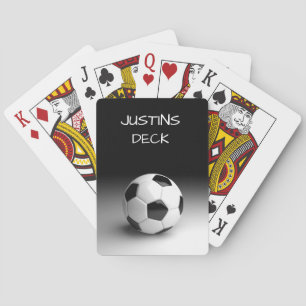 Fußball-Thema Personalisierte Spielkarten