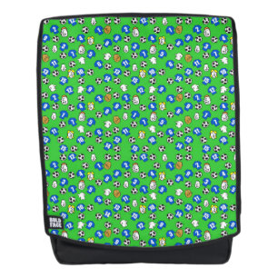 Fußball-Themendesign mit Shirts in Blau Rucksack