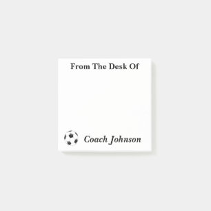 Fußball - Themennotizen Post-it Klebezettel