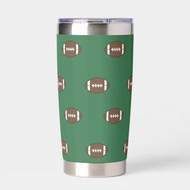 Fußball-Thermaltumbler Thermobecher (Vorderseite)