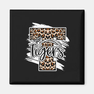 Fußball-Tiger Schul-Sport Fan Teamgeist Magnet