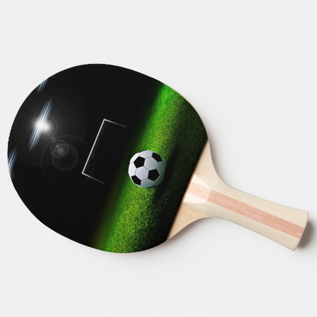 Fußball Tischtennis Schläger (Seitenansicht)