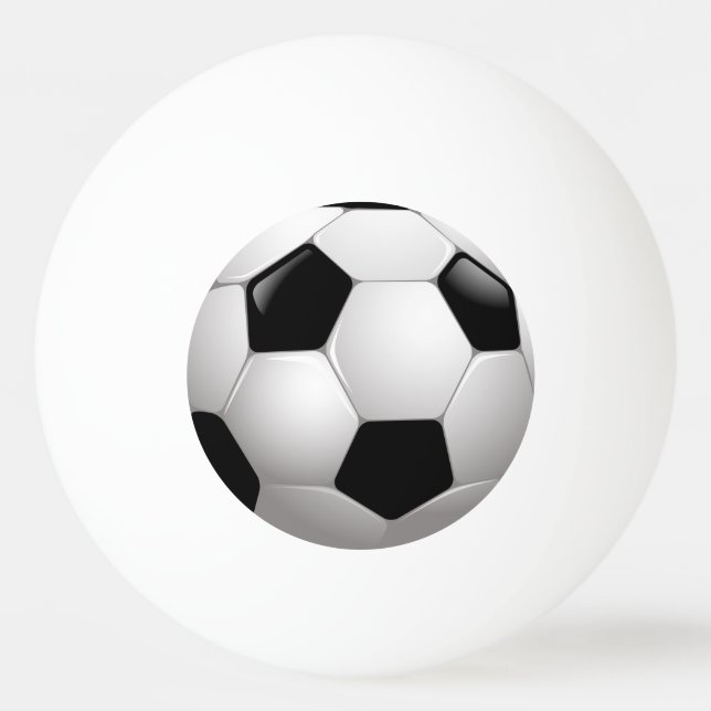 Fußball Tischtennisball (Vorderseite)