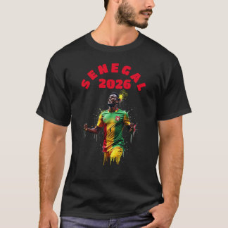 Fußball-Tor-Feier Senegal-Flagge 2026 T-Shirt