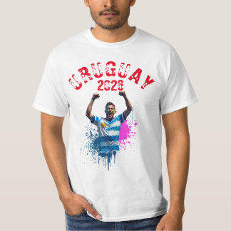 Fußball-Tor-Feier Uruguay-Flagge 2026 T-Shirt