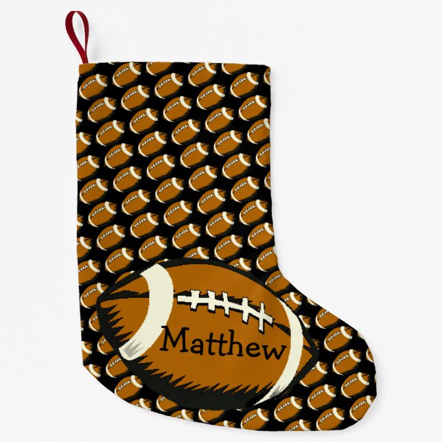 Fußball trägt kleinen WeihnachtsStrumpf Browns zur Kleiner Weihnachtsstrumpf (Vorderseite)