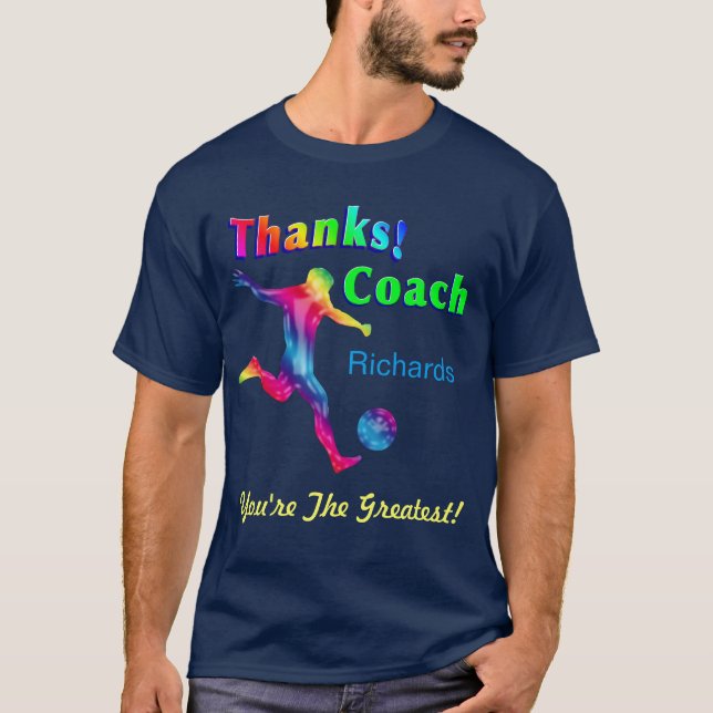 Fußball-Trainer danken Ihnen Shirt-individueller T-Shirt (Vorderseite)