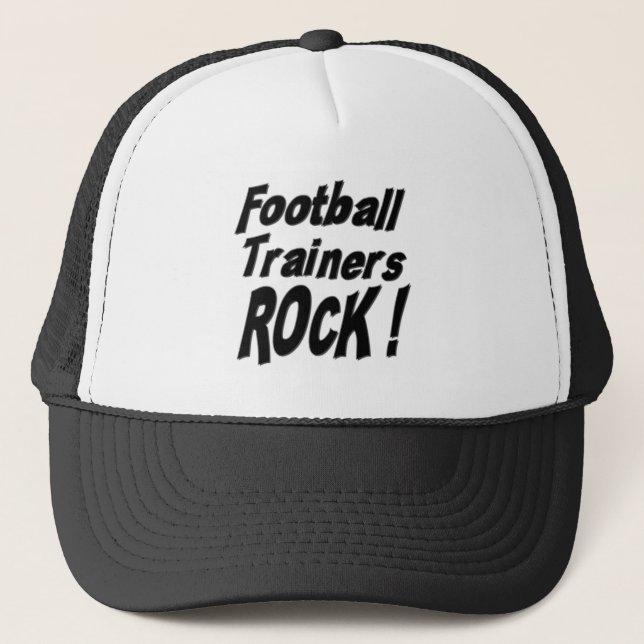 Fußball-Trainer-Felsen! Hut Truckerkappe (Vorderseite)