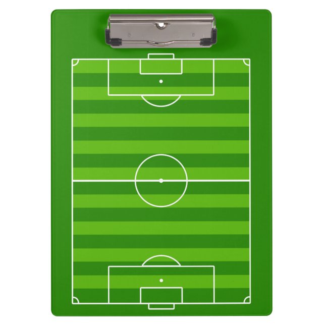 Fußball-Trainer für den Fußball / Pitchsport Klemmbrett (Vorderseite)