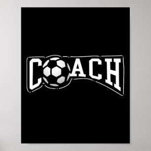Fußball-Trainer-Geschenk - Sport-Coaching-Chef Poster