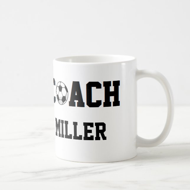Fußball-Trainer personalisiert Kaffeetasse (Rechts)