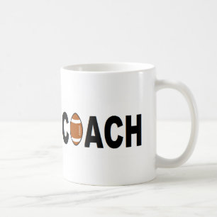 Fußball-Trainer personalisiert Kaffeetasse