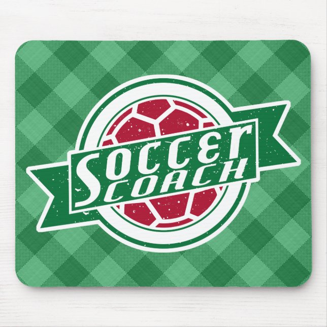 Fußball-Trainermousemat Mousepad (Vorne)