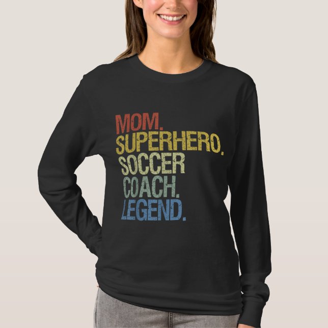 Fußball-Trainermutter T-Shirt (Vorderseite)