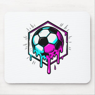 Fußball-Tropf für Jungen Triefendes Design Jugend Mousepad