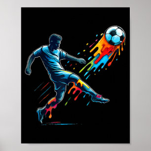 Fußball-Tropf Kids Jugendfußball Poster