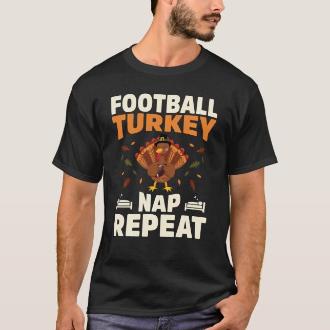 Fußball Türkei Nickerchen Wiederholung des Coolen  T-Shirt (Vorderseite)
