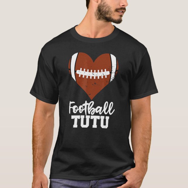 Fußball TuTu Fußball Herz Grandma Tu Tu T-Shirt (Vorderseite)