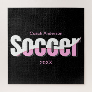 Fußball-Typografie Moderne Kunst Abstrakter Schwun