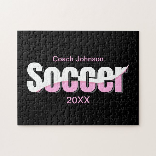 Fußball-Typografie Moderne Kunst Abstrakter Schwun (Horizontal)
