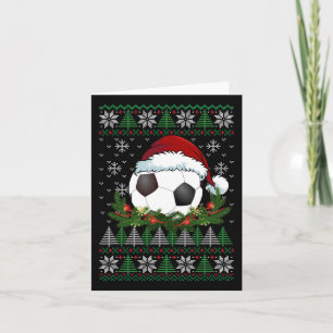 Fußball Ugly Weihnachtsfamilie Pajamas Xma Karte