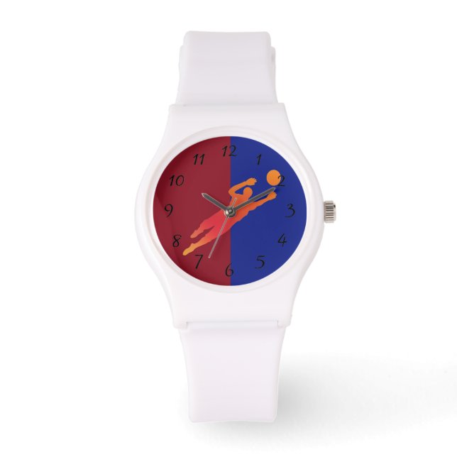 Fußball-Uhr Armbanduhr (Vorderseite)