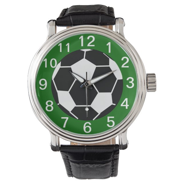 Fußball-Uhr Armbanduhr (Vorderseite)